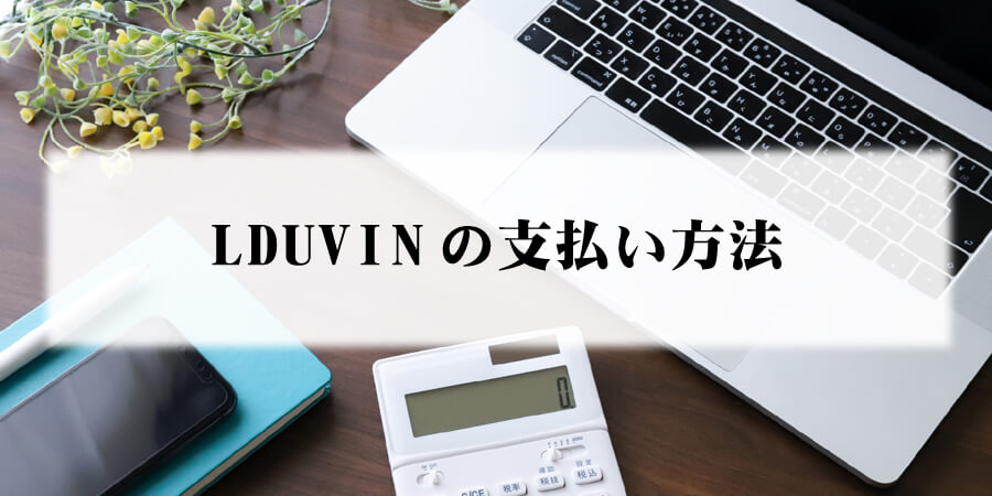 LDUVINの支払い方法のアイキャッチ画像